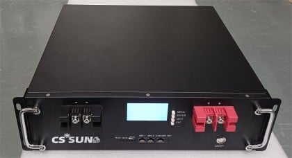 CSSUN LPR24V200 Rack Mount LiFePo4 Battery 25.6V 200Ah 19-inch 3U Size
