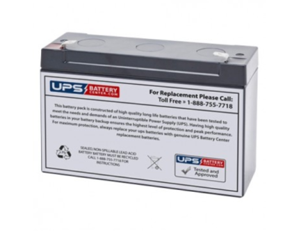 6V 12Ah with F2 Terminals