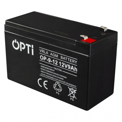 AGM OPTI BATTERY 12V 9Ah VRLA