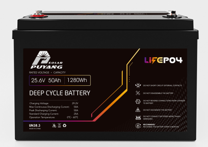 24V 50AH LiFePO4 Battery