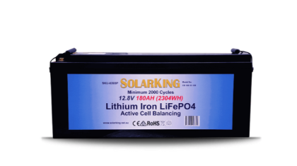 12.8V 180AH Solarking Lithium Iron Battery Plastic Case CB-180-12-100