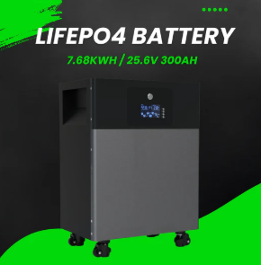 25.6V / 300Ah LiFePo4 Battery