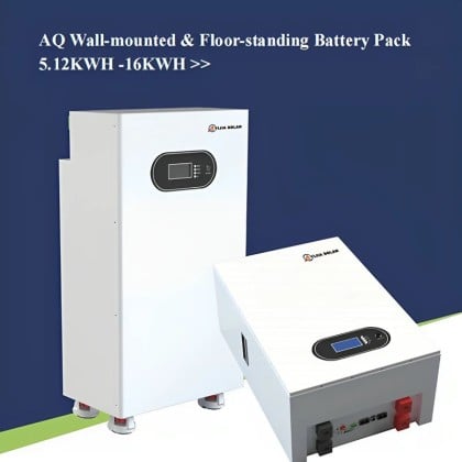 AQ Wall-mounted & Floor-standing Battery Pack 5.12KWH-16KWH