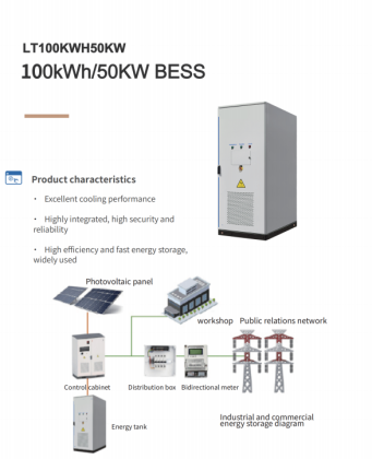 Lingtech 100kwh 50 kw BESS