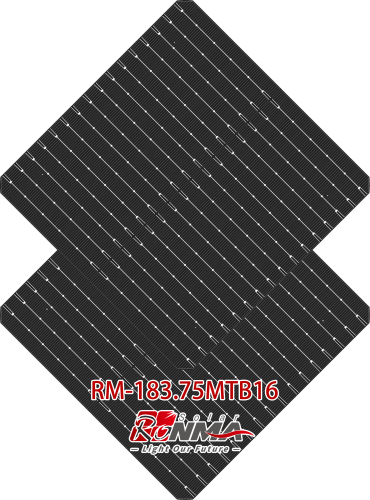 183.75-N-Type16BB Mono TOPCon Bifacial Solar Cell