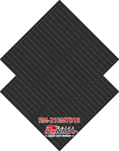 210-N-Type 18BB  Mono TOPCon Bifacial Solar Cell