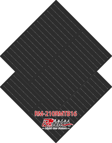 210R-N-Type 16BB  Mono TOPCon Bifacial Solar Cell