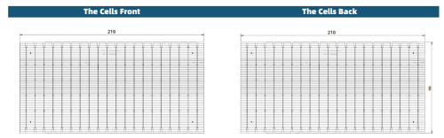 210-20BB HJT Solar Cell
