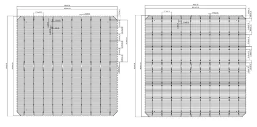 N Type Bifacial M10 Monocrystalline silicon 182*182 16BB