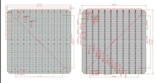 P Type Bifacial M10 Monocrystalline silicon 182*182 10BB