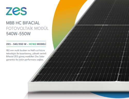 Zes-540-550-HC182-BF Bifacial