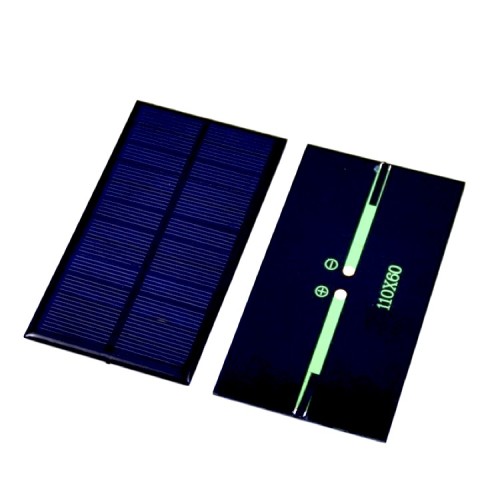 110x60mm 1W 5V solar panel