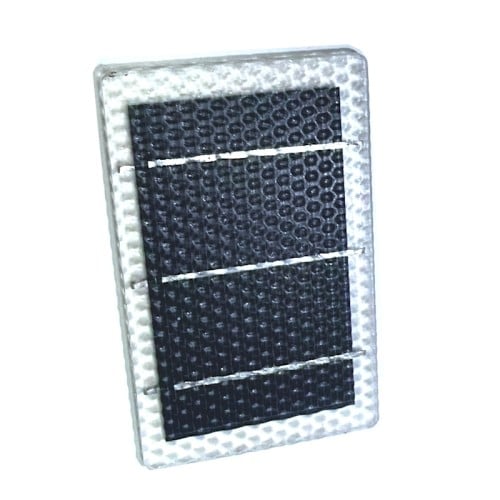 Transparent bifacial solar panel