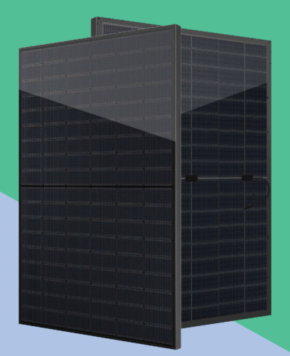 All Black Glass-Glass 440W