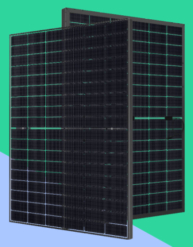 Black Transparent Glass-Glass 425W