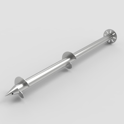 YJ Galvanized Helical Earth Screw For House Foundation