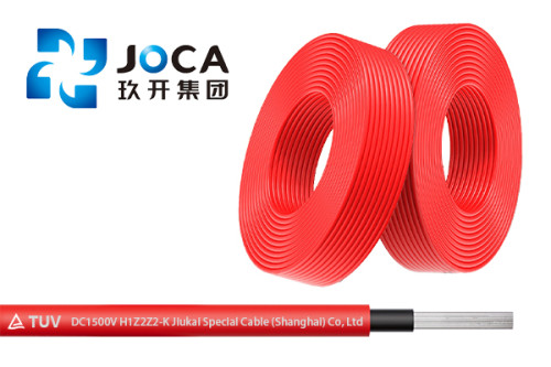 TUV H1z2z2-K DC Solar PV Cable Wire 4mm2 6mm2 10mm2 16mm2 Red Black Xlpo Insulation PV1-F