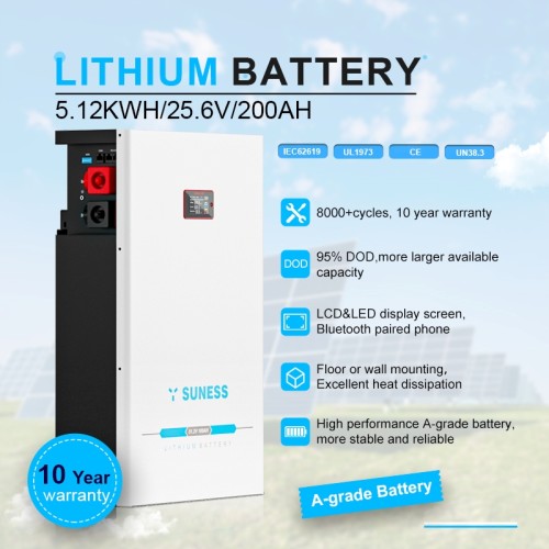 EV-5.12M 24V 200Ah Lithium Battery