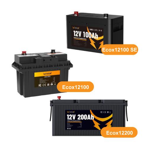 Ecox 12V Lifepo4 12V Battery