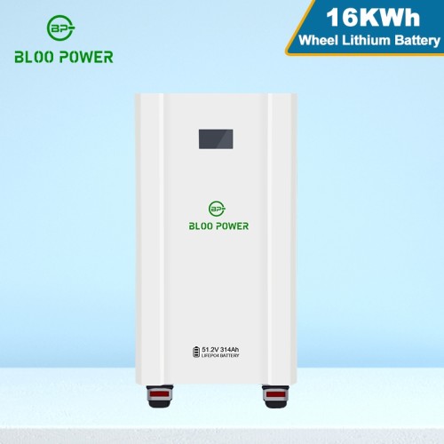 51.2V 314Ah 16KWh Wheel Lithium Energy Storage Battery