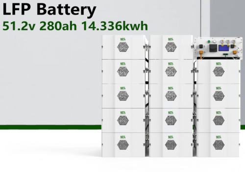 GHS-280 51.2V 280Ah 14.336kWh Stackable Lithium Battery